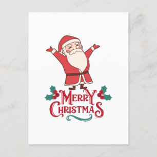 Merry and Bright Christmas 2023 Family Holiday Postcard