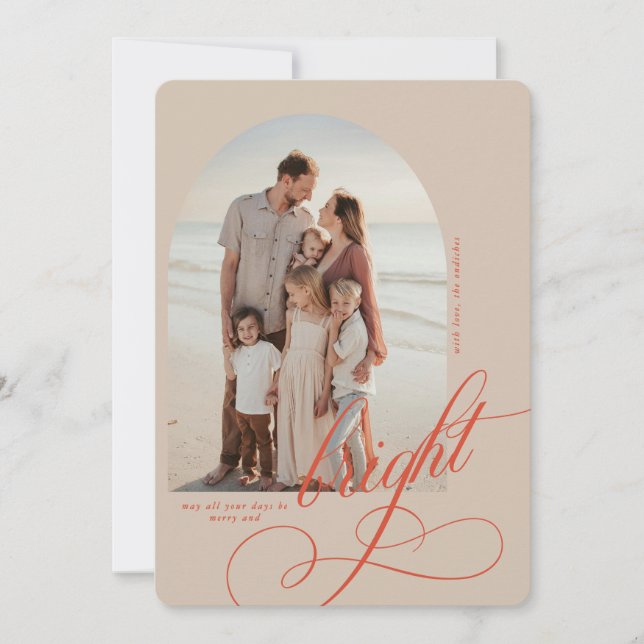 Merry and Bright Christmas Card (Front)