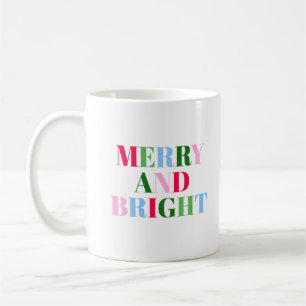 Merry and Bright Christmas Coffee Mug