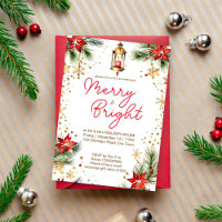 Merry and bright Christmas dinner party lantern