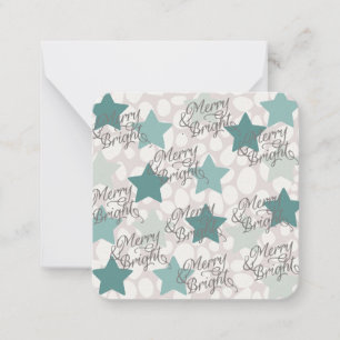 Merry and Bright Christmas Greeting Card