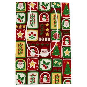 Merry and Bright Christmas Medium Gift Bag