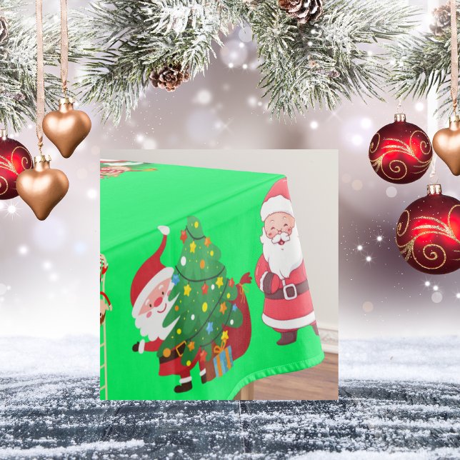 Merry and Bright Christmas | Medium  Tablecloth (Creator Uploaded)