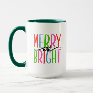 Merry and Bright - Christmas Mug