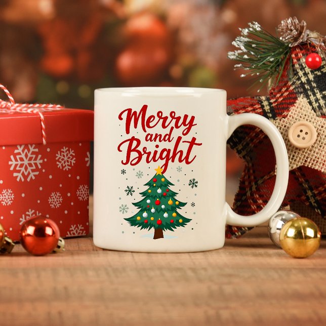 Merry and Bright Christmas Mug (Creator Uploaded)