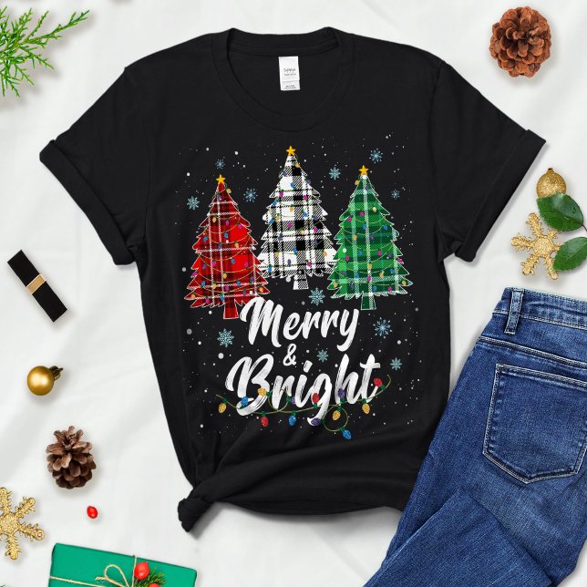 Merry and Bright Christmas Tree - Merry and Bright T-Shirt (Creator Uploaded)