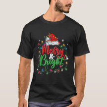 Merry And Bright Christmas Women Girls Kids Merry 