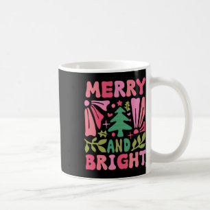 Merry And Bright Christmas Xmas Tree Pyjamas Famil Coffee Mug