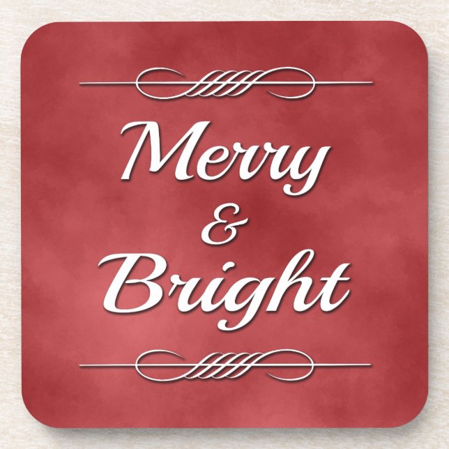Merry and Bright Coaster (Front)