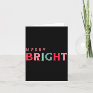 Merry And Bright Cute Colourful Toddler Card