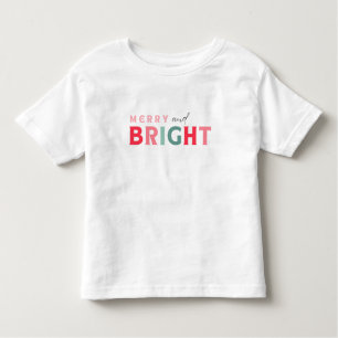 Merry and Bright - cute colourful  Toddler T-Shirt