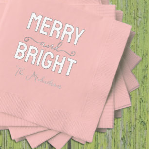 Merry And Bright Foil Napkins