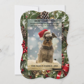 Merry and Bright Holiday Christmas Card