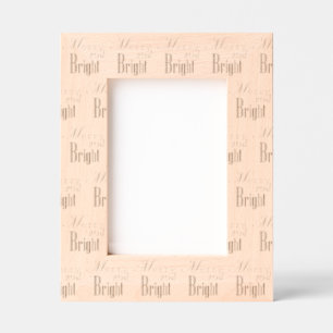 "Merry and Bright" Holiday Engraved Frames