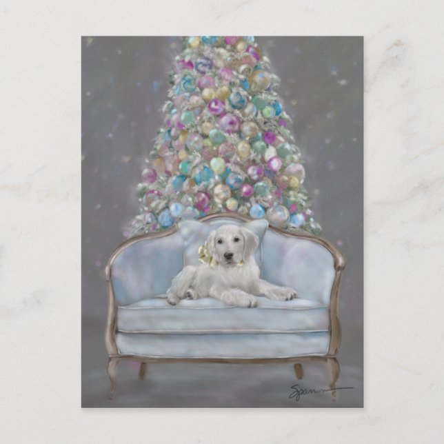 Merry and Bright Holiday Postcard (Front)