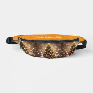 "Merry and Bright Holidays" Bum Bags