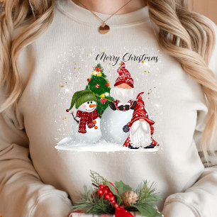 Merry and Bright Holidays Christmas Trees   Sweats Sweatshirt