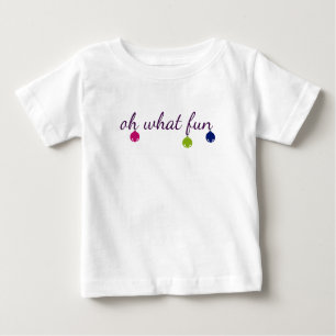 Merry and Bright jingle bells design Baby T-Shirt