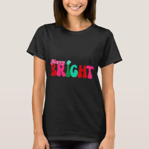 Merry And Bright Maximalist Christmas Toddler T-Shirt