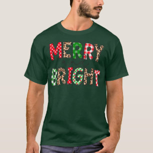 Merry And Bright Men Women Funny Family Matching C T-Shirt