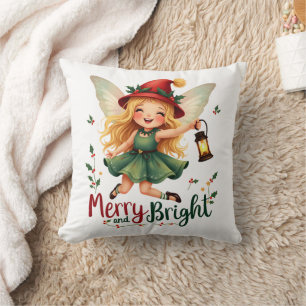 Merry and Bright, Merry Christmas Cushion