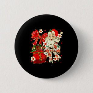 Merry And Bright Merry Christmas Funny Christmas W 6 Cm Round Badge