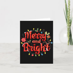 Merry And Bright Moody And Uptight Christmas Coupl Card