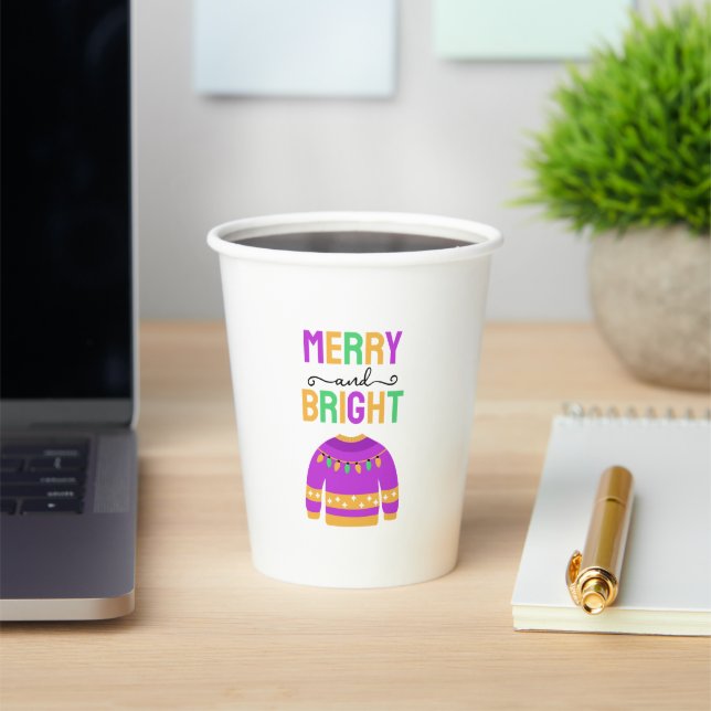 Merry and Bright  Paper Cups (Insitu)