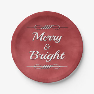 Merry and Bright Paper Plate