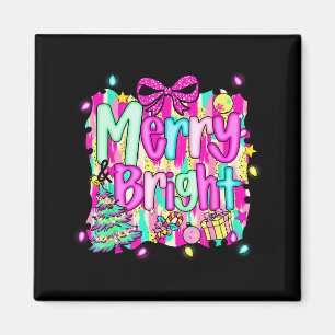 Merry And Bright Shirt Cute Christmas Holiday Men  Magnet