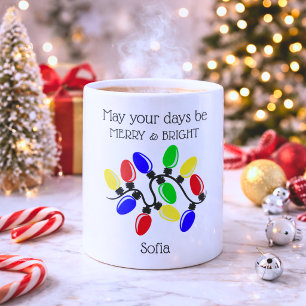 Merry and Bright Signature  Coffee Mug
