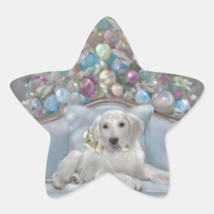 Merry and Bright Star Sticker