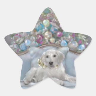 Merry and Bright Star Sticker