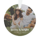 Merry and Bright | Stylish Modern Photo Xmas