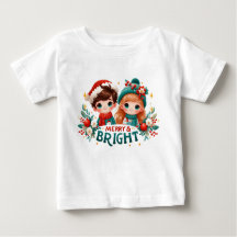Merry and Bright T-shirt kids 