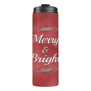 Merry and Bright Thermal Tumbler