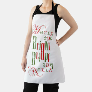 Merry and Bright Times Two! Apron