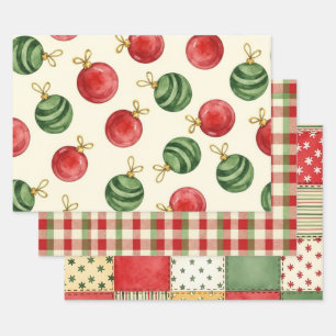 Merry and Bright Wrapping Paper Sheet