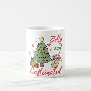 Merry and Caffeinated Christmas Mug