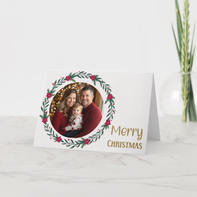 Merry and Joyful Photo Card (Front)