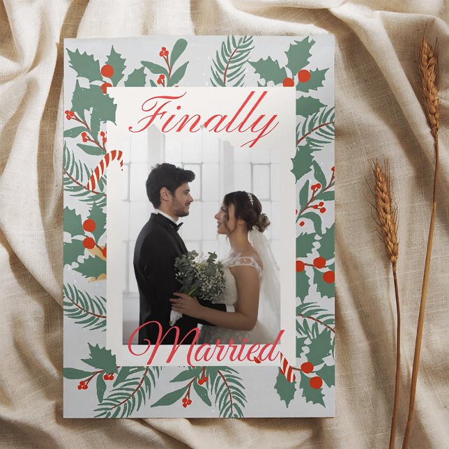 Merry and married christmas holiday card (Creator Uploaded)