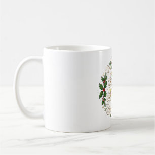 Merry and Married Newlywed Christmas Design Coffee Mug