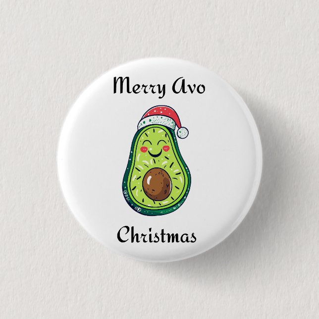 Merry Avo Christmas  3 Cm Round Badge (Front)