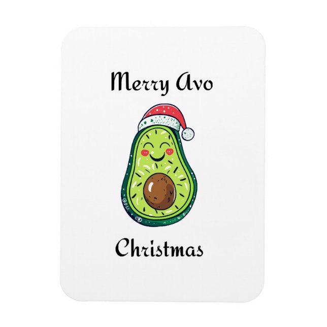 Merry Avo Christmas  Magnet (Vertical)
