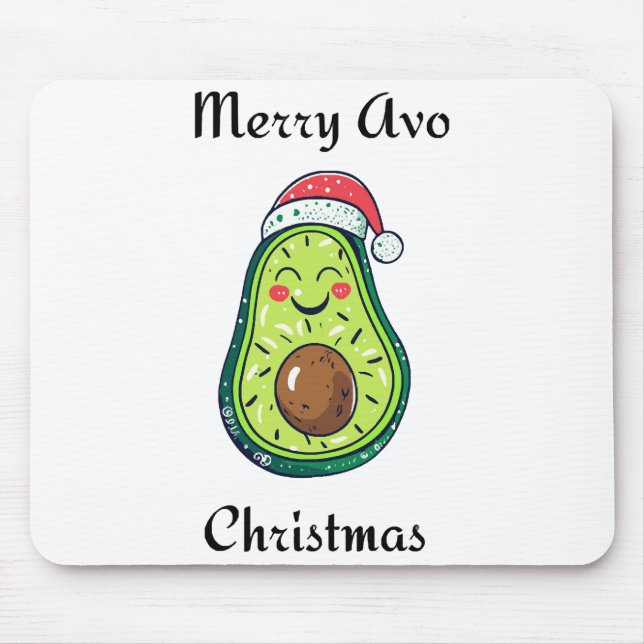 Merry Avo Christmas  Mouse Pad (Front)