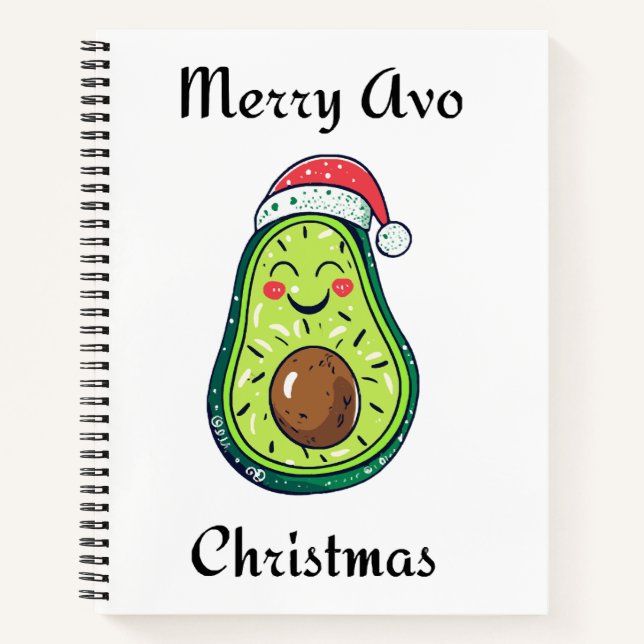 Merry Avo Christmas  Notebook (Front)