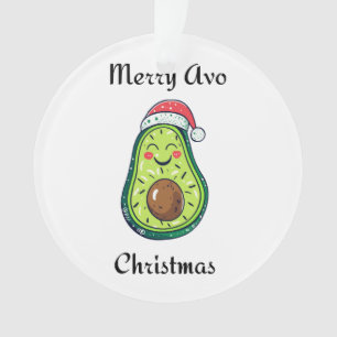 Merry Avo Christmas Ornament