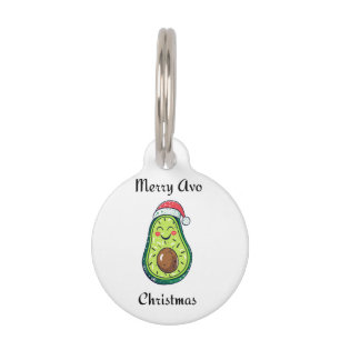 Merry Avo Christmas Pet Tag
