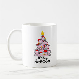 Merry Axolotlmas Axolotl Christmas Tree Merry Chri Coffee Mug