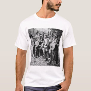 Merry Band of Musicians in Old Japan Vintage Music T-Shirt